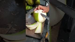 The Most Satisfying Coconut Cutting Techniques