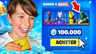 MON PETIT FRÈRE ACHÈTE TOUTE LA SAISON 4 AVEC MA CARTE BANCAIRE ! (8 ans)