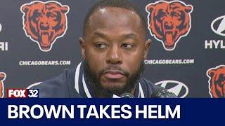 Thomas Brown speaks on his promotion to Chicago Bears interim head coach