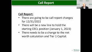 CECL: Live with The Updated & Improved MFA Online Model Webinar - McQueen Financial Advisors