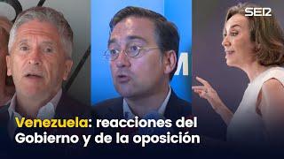 Elecciones en Venezuela: reacciones del Gobierno de España y de la oposición