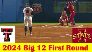 Iowa State vs Texas Tech Softball Game Highlights, 2024 Big 12 Tournament First Round