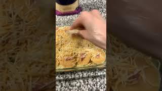 Sunrise Pancake Casserole Oven Prep #shorts