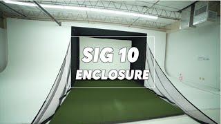 SIG10 Golf Simulator Enclosure Assembly