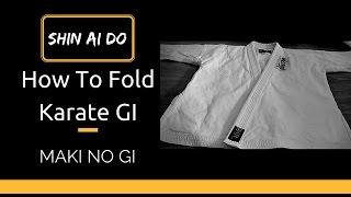 How to fold Karate Gi