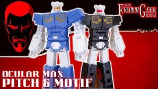 Ocular Max PITCH & MOTIF (Eject & Rewind) : EmGo's Transformers Reviews N' Stuff