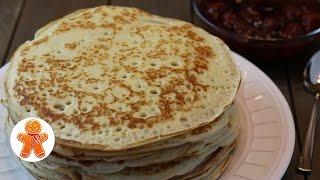 Настоящие Русские Дрожжевые Блины  Russian Yeast Pancakes (English Subtitles)