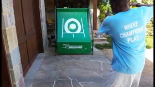 How to practice tennis at home.