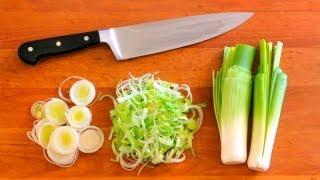 How-To Clean and Cut Leeks