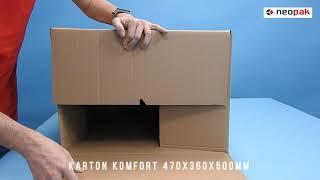 Jak złożyć KARTON KOMFORT 470x360x500mm?