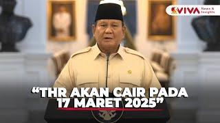 Prabowo Umumkan THR ASN, TNI dan Polri Cair