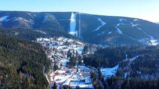 Spindlerův Mlýn and Krkonoše national park by drone dji mini 2