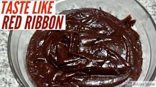 RED RIBBON CHOCOLATE GANACHE RECIPE | BAKE WITH JAY