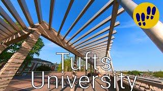 Tufts University Sunny Evening in Somerville - Walking Tour HD