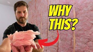 Pink Fibreglass Insulation For Soundproofing or