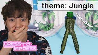 straight guy plays Roblox dress to impress