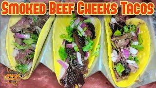 Smoked Beef Cheek Tacos #allunacyqing #campchef #beefcheeks #smoker