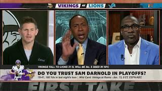  Stephen A. vs. Dan Orlovsky  Can Sam Darnold be trusted in the playoffs? | First Take