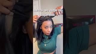 Hair Toturial: How To Install My Straight Bob Wig ? Ft Wigmy Hair