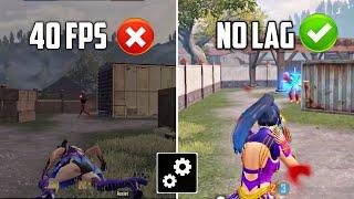 BEST 40 FPS SETTING 2023  EVERYONE SHOULD KNOW  Noob To Pro | BGMI/PUBG MOBILE