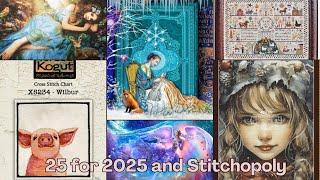 Flosstube Extra | 25 for 2025 Plans and Stitchopoly