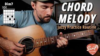 Jazz Chord Melody Trick - Dim7 Passing Chords - This Blew My Mind!