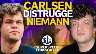 Carlsen Distrugge Niemann con un Sacrificio Assurdo