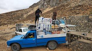 The End of Life in the Mountain Nomadic Region | See the amazing migration of nomads to the village!