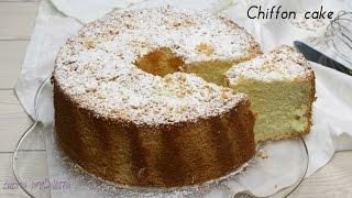 Chiffon cake - ciambellone americano