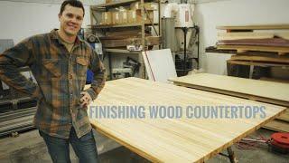 Best Wood Countertop Finish