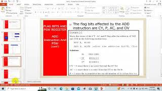 03_Lab 8051_Microcontroller & Embedded: Program Status Word Register & Flag bits using KEIL شرح عربي