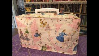 EASY GIFTS ~ Sewing Machine Dust Cover with Opening for Handle Tutorial