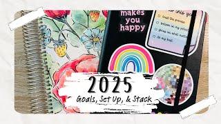 Planner Set Up and Stack 2025 makselife planner