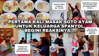 REAKSI KELUARGA SPANYOL PERTAMA KALI MAKAN SOTO AYAM | LANGSUNG MELUNCUR KE SALON