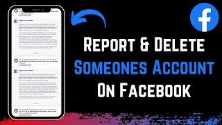 How to Report and Delete Someone's Facebook Account !