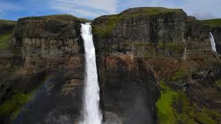 Háifoss - Amazing ICELAND in 4K UHD - Aerial Drone Footage