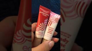 Unbox With me the eos Peppermint holiday Addition lip balm #Lips #Aesthetic #Cute #Demure #LipBalm￼