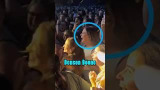 Benson Boone met his ex girlfriend from middle school during a concert 