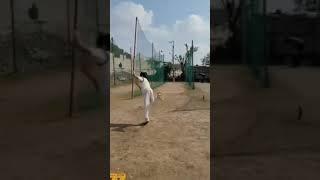 Rafid Younus during the practice session Mayank Goswami cricket academy jammuCricinfo kashmir