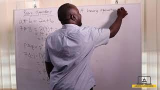 SHS 1 Core Mathematics | Binary Operations Real