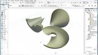 The ARCHICAD MORPH Tool - Creating a Revolving MORPH Shape