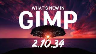 What's New in GIMP 2.10.34