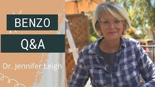 Benzo Withdrawal with Dr. Jennifer Leigh - Everything you wanted to know