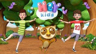 Dans la forêt lointaine  Coucou hibou | Chanson bébé - HeyKids