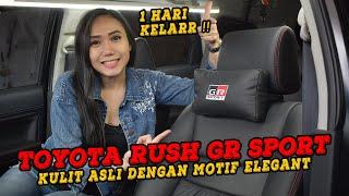 Toyota Rush GR Sport Jok kulit Asli Dengan Motif Elegant ⁉️ classic 1 interior