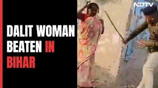 Dalit Woman Beaten By Cop With Stick On Bihar Street