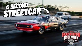 FASTEST PASS  Day 1 Rocky Mountain Race Week 2024! Bryant Goldstone's Twin Turbo AMC Javelin!