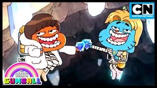Diamonds for Dinner? Gumball & Darwin Are Millionaires | Gumball - The Saint | Cartoon Network
