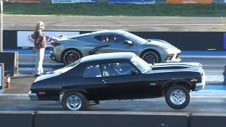 New vs Old School - drag racing