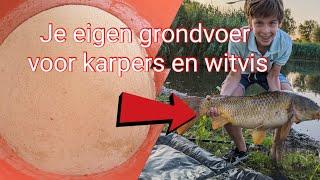 How to: je eigen grondvoer voor karper en witvis met 3 ingrediënten